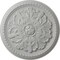 Ekena Millwork Swindon Ceiling Medallion (Fits Canopies up to 2 7/8"), Hand-Painted Frost, 16 7/8"OD x 1 1/2"P CM16SWFRF - alternate 1